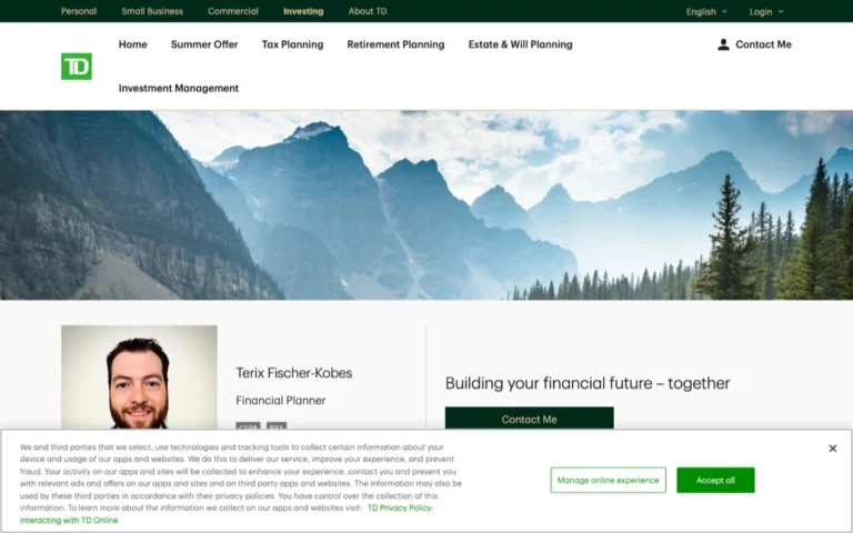 Terix Fischer-Kobes - TD Financial Planner, financial planners in Cochrane
