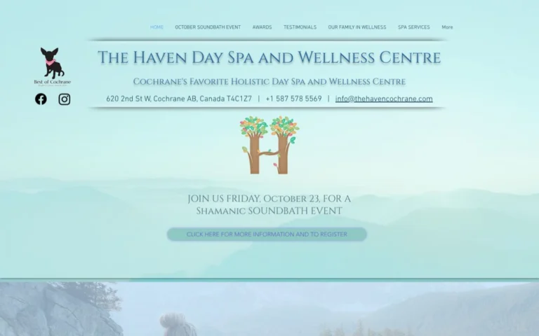 The Haven Day Spa & Wellness Center, spas in Cochrane