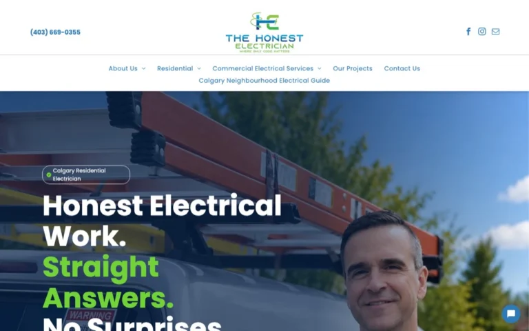The Honest Electrician, ranked top 5 electricians in Calgary