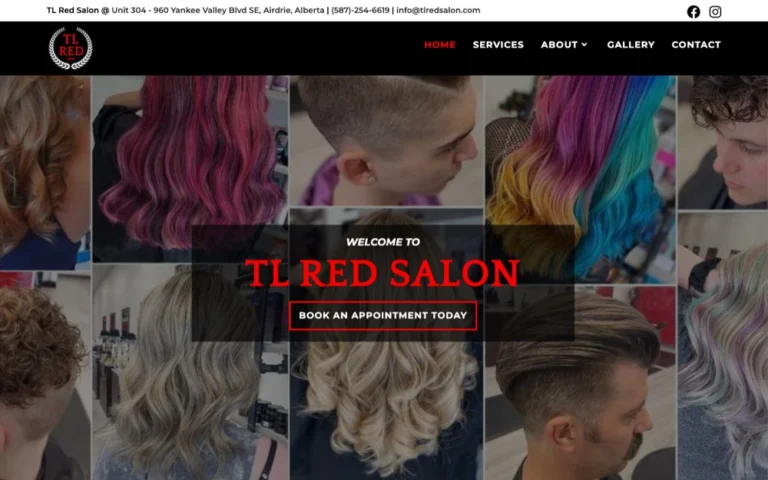 TL Red Salon, hair salons in Airdrie