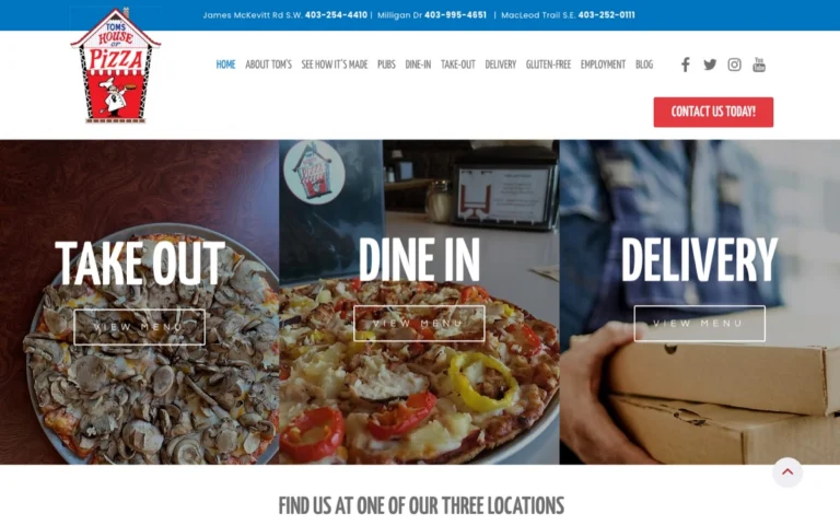 Tom's House Of Pizza (Okotoks) Ltd, pizza in Okotoks