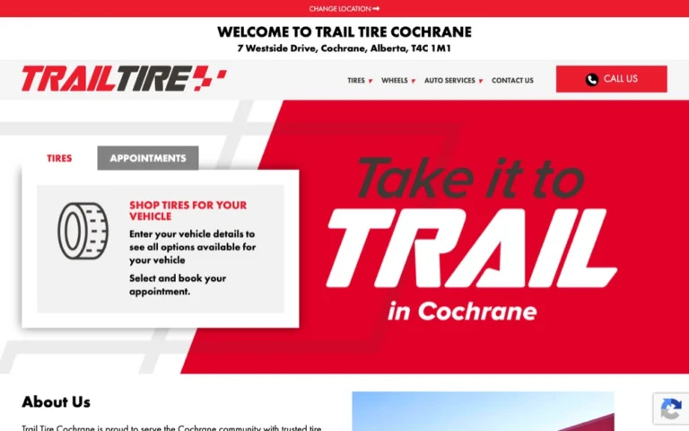 Trail Tire Cochrane, tire shops in Cochrane